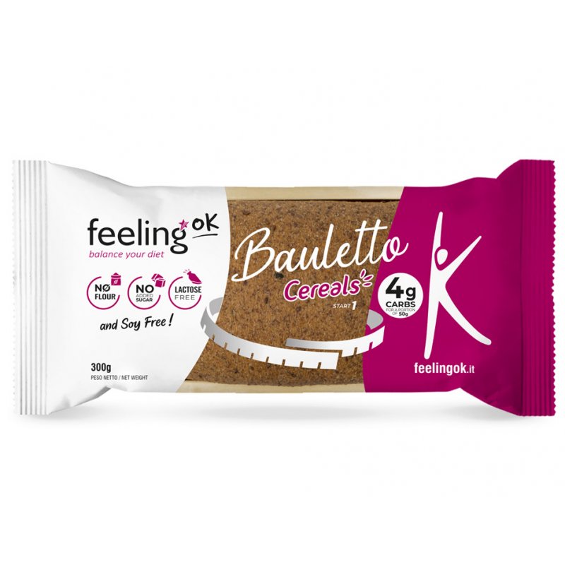 Feeling Ok, Bauletto cereals +Protein 300g