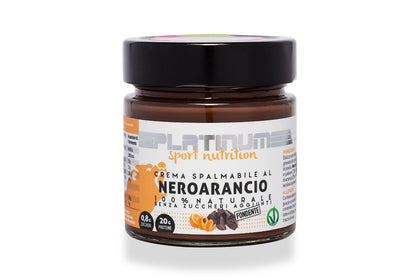 Platinum Crema Spalmabile Nero Arancio – 250g VEGAN