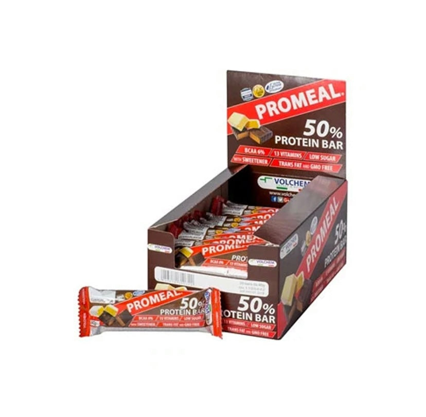 Volchem PROMEAL 50% bar low carb (Vari gusti)